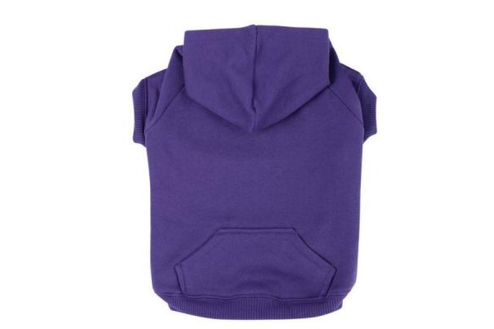 Basic Hoodie paars mt XS