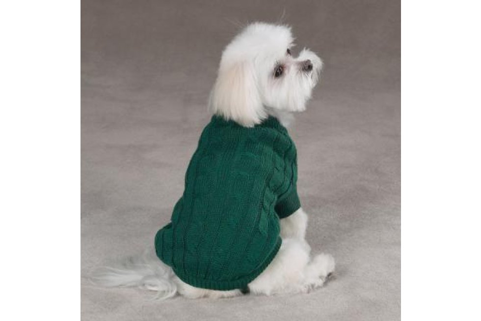 Cable Knit groen XS