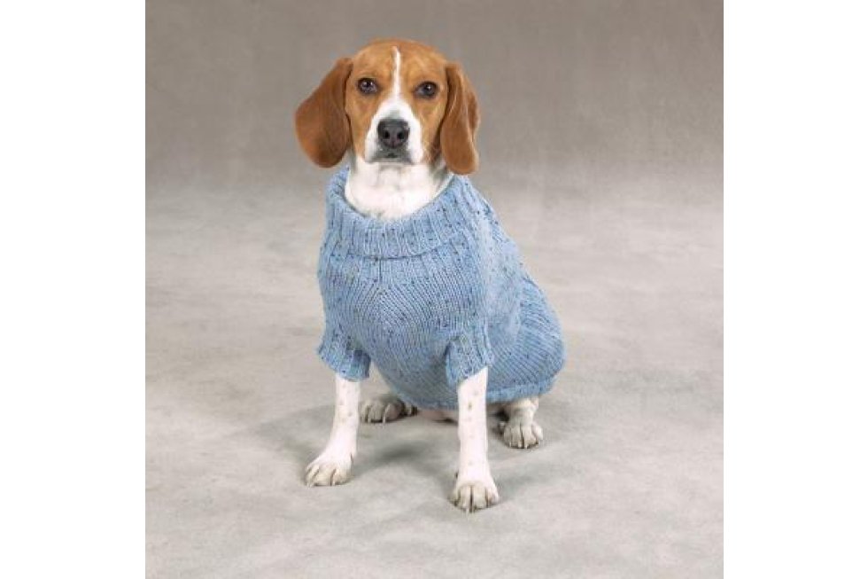 Dublin knit mt L blauw