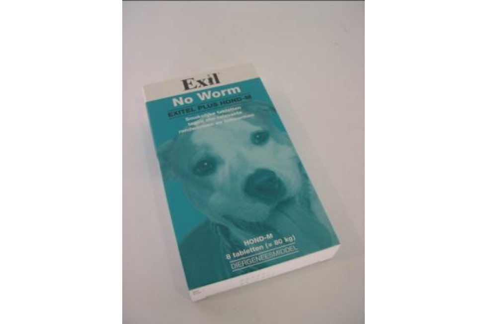 Exil no Worm hond 8 tablet