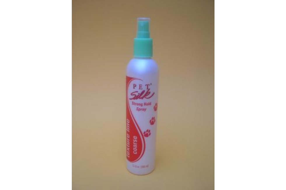 Pet Silk Text Strong Hold spray
