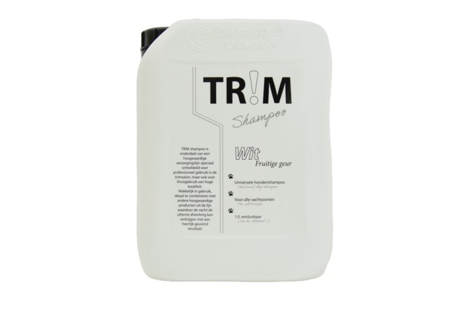 Poedel Wit shampoo 5 liter