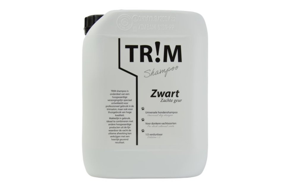 Poedel Zwart shampoo 5 liter
