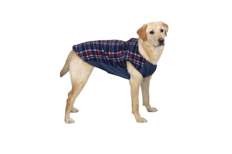 Printed Fleece blauw mtS