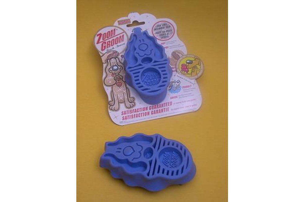 Silicone borstel Zoom Groom bl