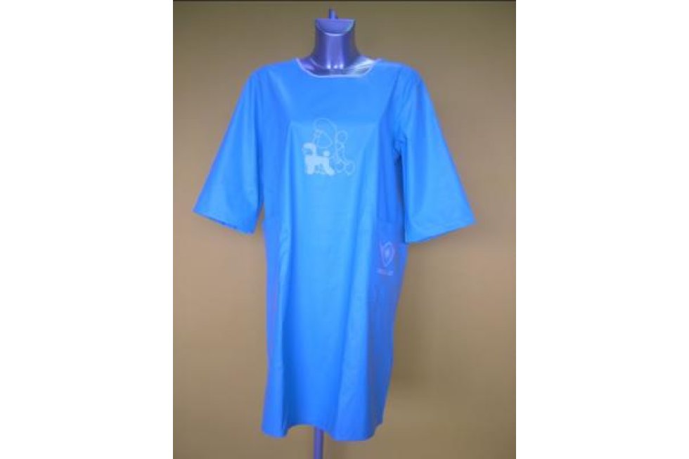 Wasschort blauw mt L