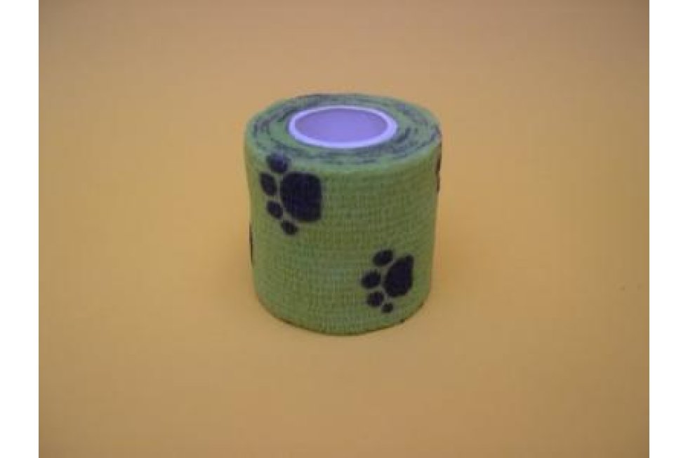 Wrap groen-poot 5cm br/4,5m