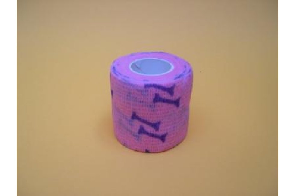Wrap roze-bot 5cm br/4,5m