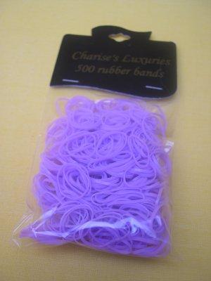 Elastiekjes 500st. lila