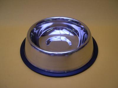 RVS bak rubberen rand, 17cm