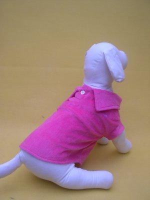 Polo roze fluweel  8