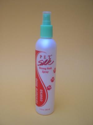 Pet Silk Text Strong Hold spray