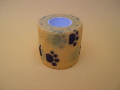 Wrap geel-poot 5cm br/4,5m