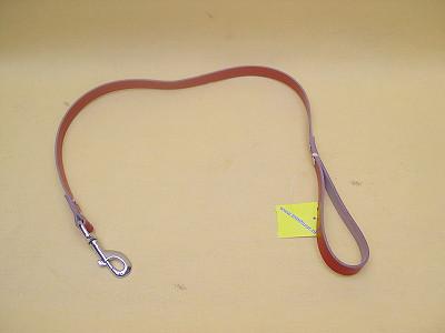 Leren riem rood 18mm, 95cm
