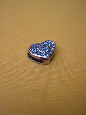 Strass Hartje Blauw