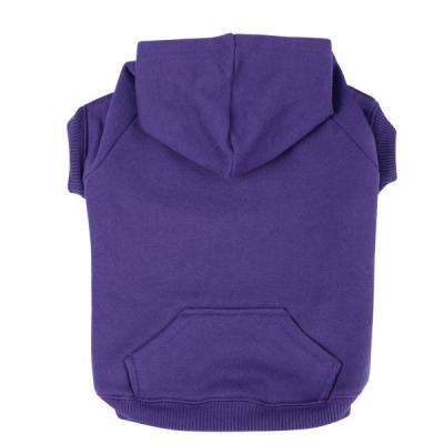 Basic Hoodie paars mt XS