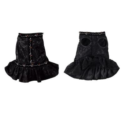 Lace Flamenco jurk zwart mt M