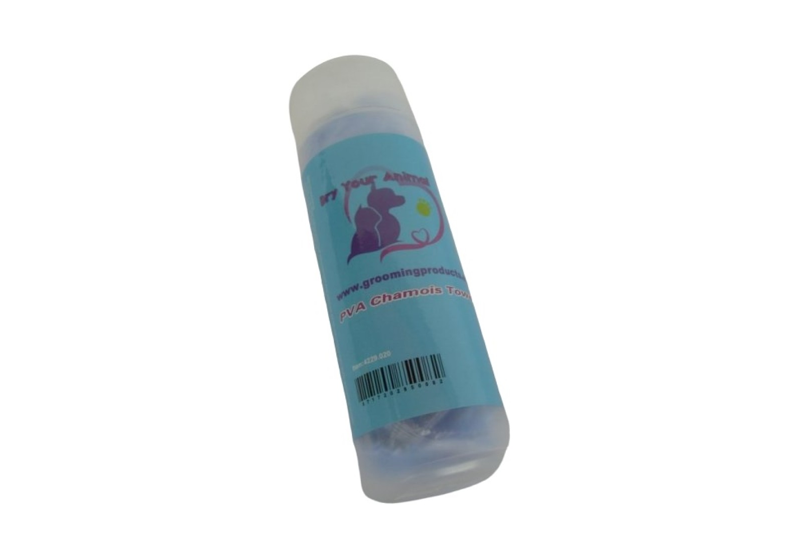 Handdoek�v. dieren blauw