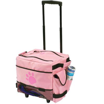 Grooming tas trolley roze