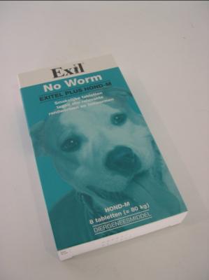 Exil no Worm hond 8 tablet