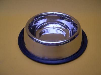 RVS bak rubberen rand, 15cm