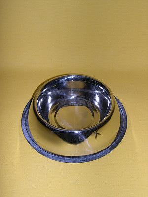 RVS bak rubberen rand, 25cm
