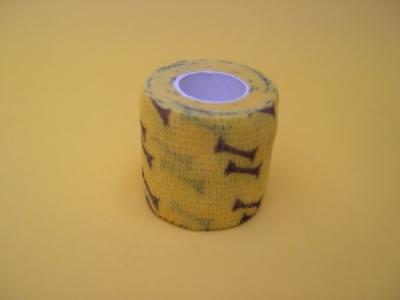 Wrap geel-bot 5cm br/4,5m