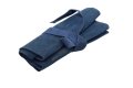 Etui L-blauw suede leer - 1/2