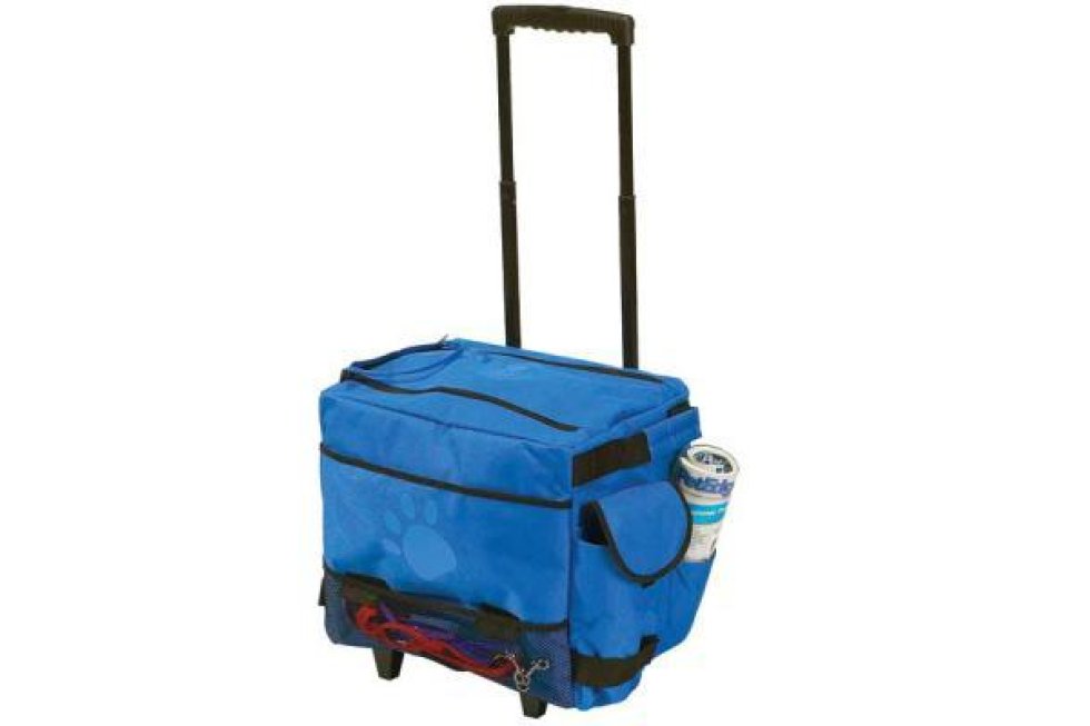 Assortiment Plotselinge afdaling rooster Grooming tas trolley blauw ( Werkwagens/koffers )