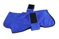 Hondenbadjas NR. Blauw maat XL - 2/3