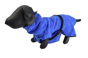 Hondenbadjas ST. Blauw maat M