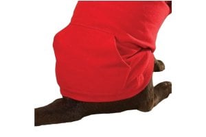 Hoodie Rood mt XS.