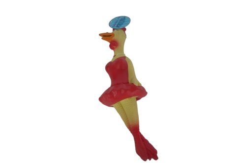 Kip rood 31cm ballerina