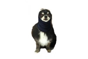 Oorbescherming hond ZW/MT S