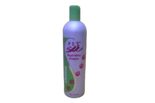 Pet Silk Br. White Shampoo 473ml.