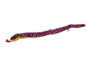 Pluche slang roze