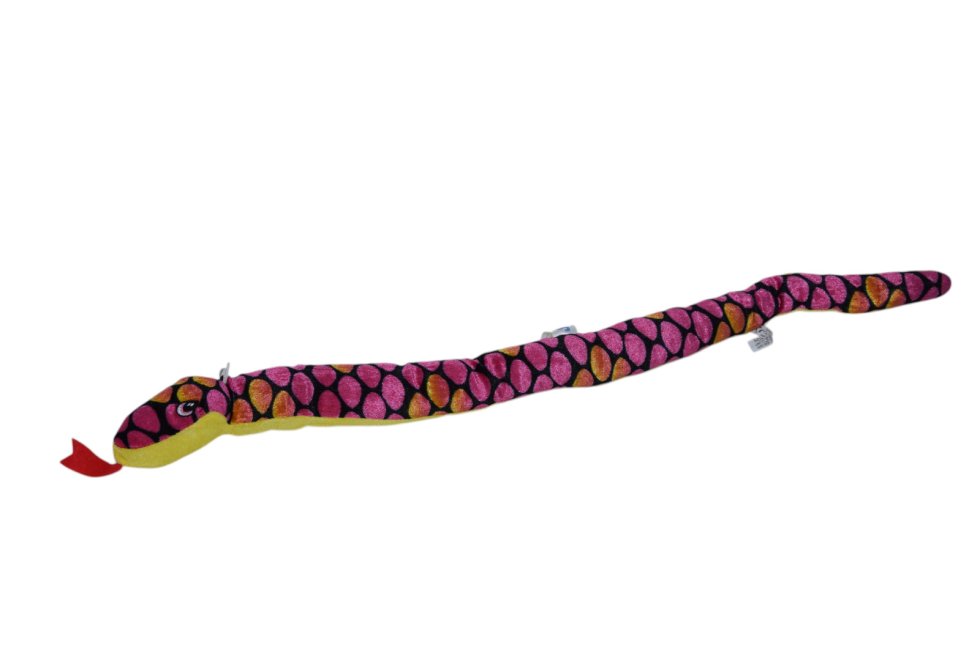 Pluche slang roze