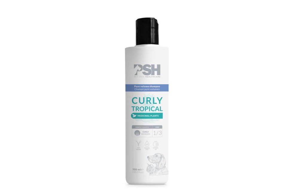 PSH Curly Tropical Hondenshampoo 300ml