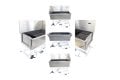 RVS hondenbad BTS-137E - 1/6