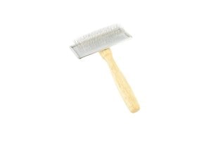 Slicker borstel hout TRITRA, mt M