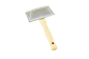 Slicker borstel hout TRITRA, mt XL