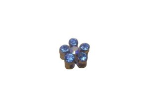 Strass Bloem Blauw