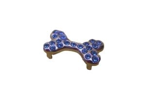Strass Botje  Blauw