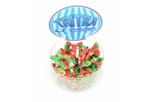 Strikjes hond kerst mix 25st