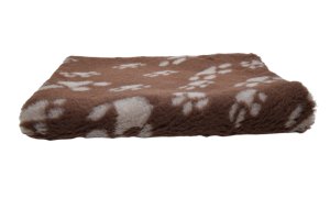 Trim.nl Bed donker bruin met poot bruin