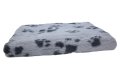 Trim.nl Bed licht grijs met poot d.grijs - 1/2