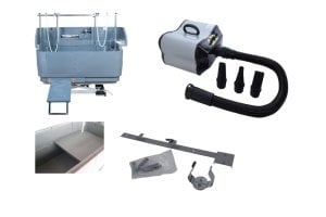 Trim.nl hondenbad PLC met spatwand+TW01+WH