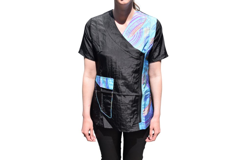 Trimshirt Claudia MT-2XL, ZW/BLF