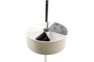 Trimtafel gereedschapsrek rond